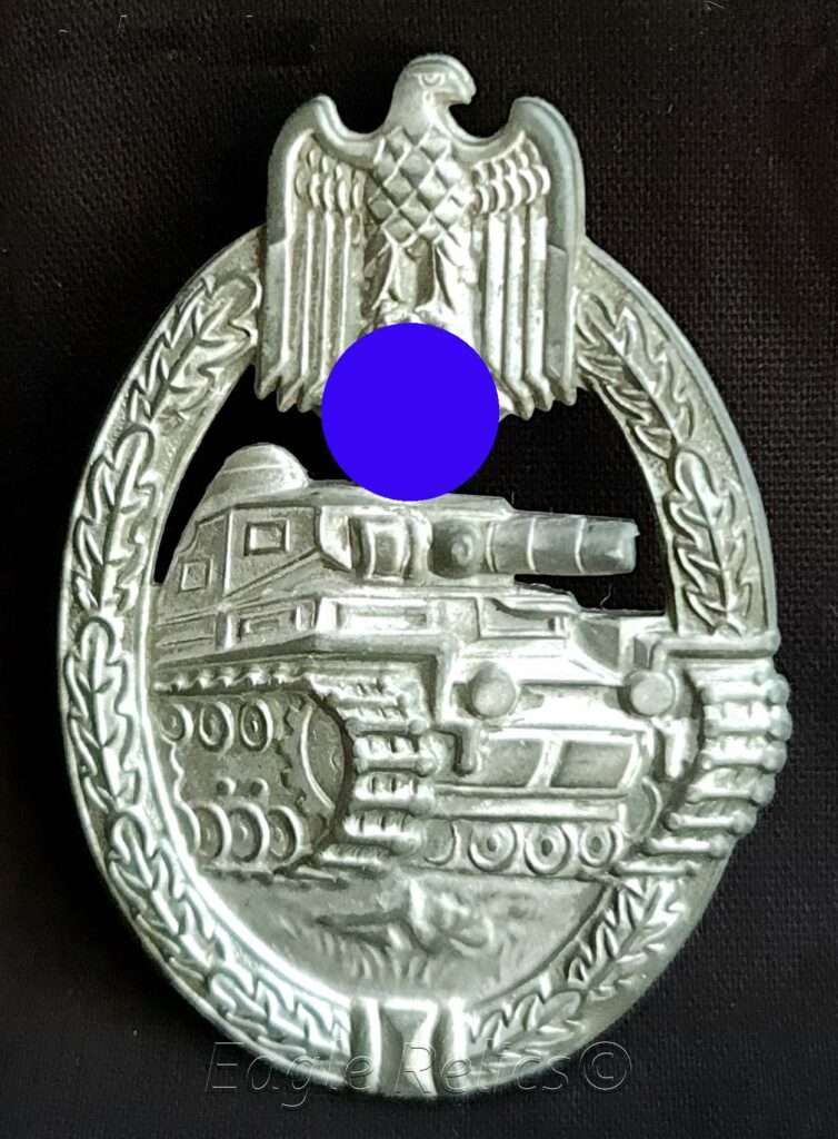 Silver Panzer Assault Badge for sale