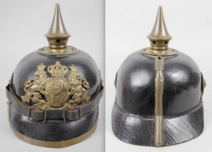 WW1 Imperial German Bavarian other ranks Pickelhaube helmet for sale