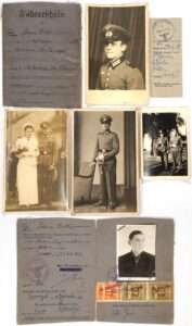 WW2 German drivers licence with photographs, German paperwork for sale