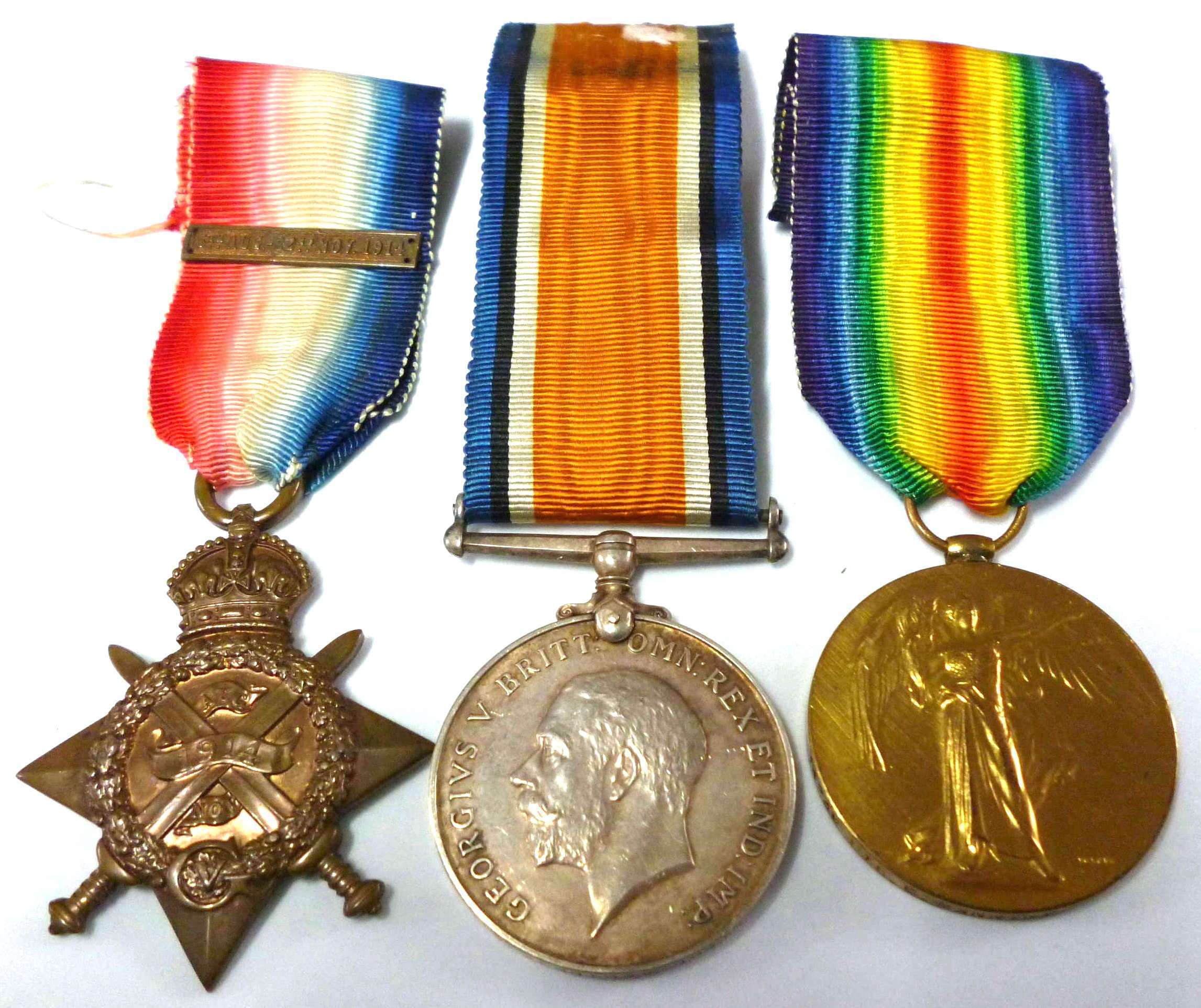 WW1 Trio of medals