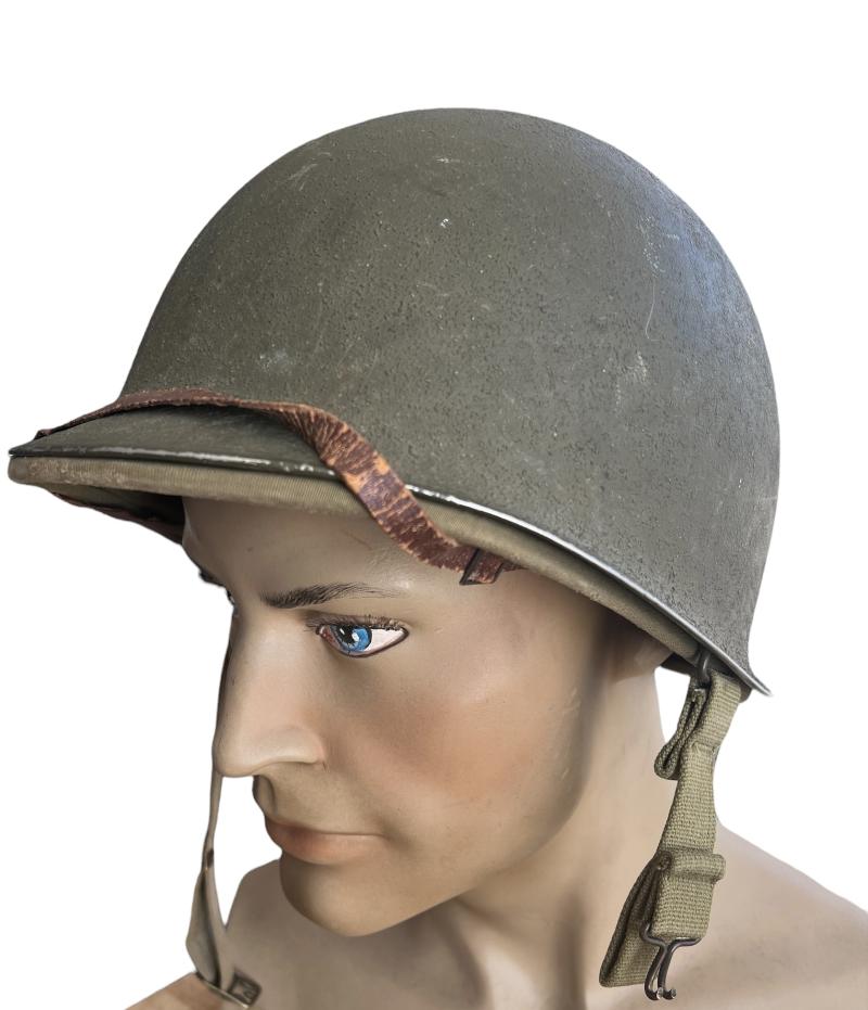 US army WW2 M1 helmet complete with liner
