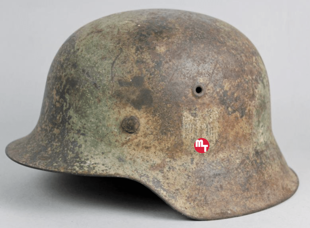 WW2 M42 Model Normandy Camouflaged Helmet for sale