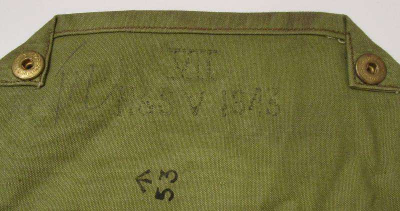 A WW2 British Army Gas Mask Bag for sale