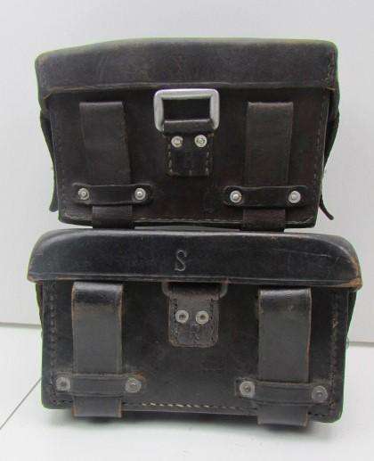 A pair of WW2 German Army medics pouches for sale