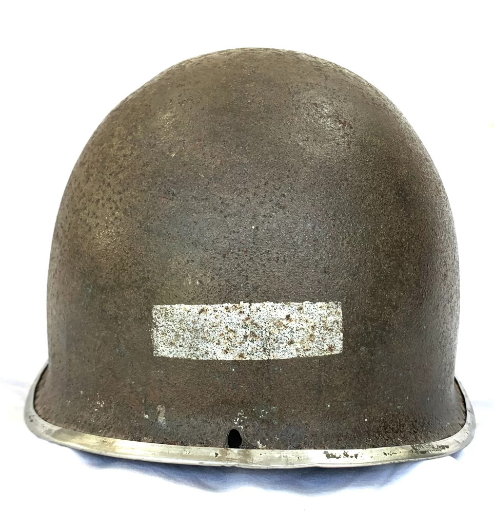 WW2 American Army M1 NCO Helmet for sale follow me stripe