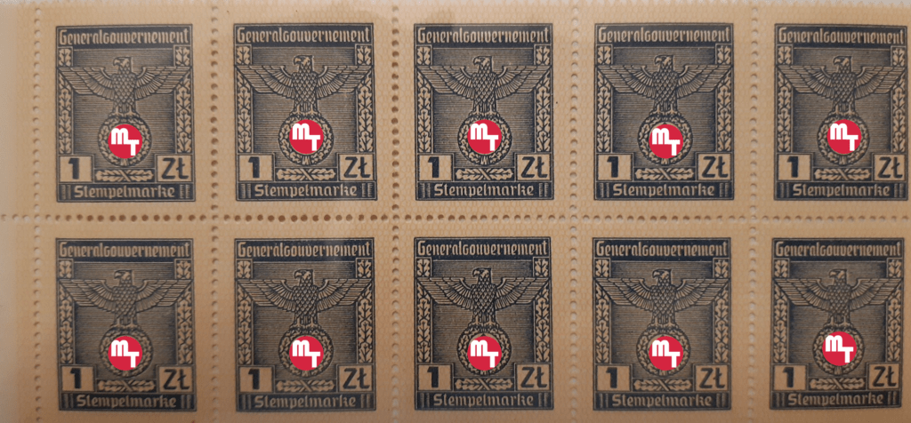 ww2 German Polish 1 zloty stamps for sale