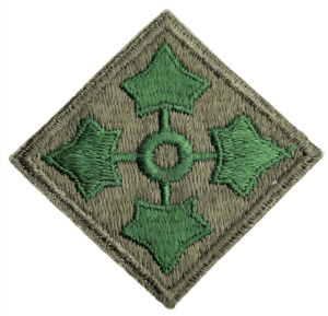 WW2 4th infantry division patch