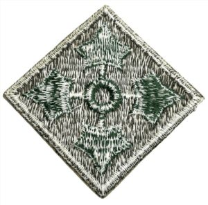 WW2 4th infantry division badge