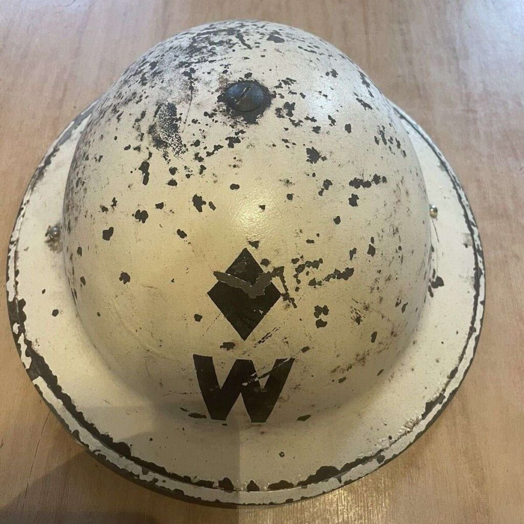 WW2 Wardens Helmet for sale