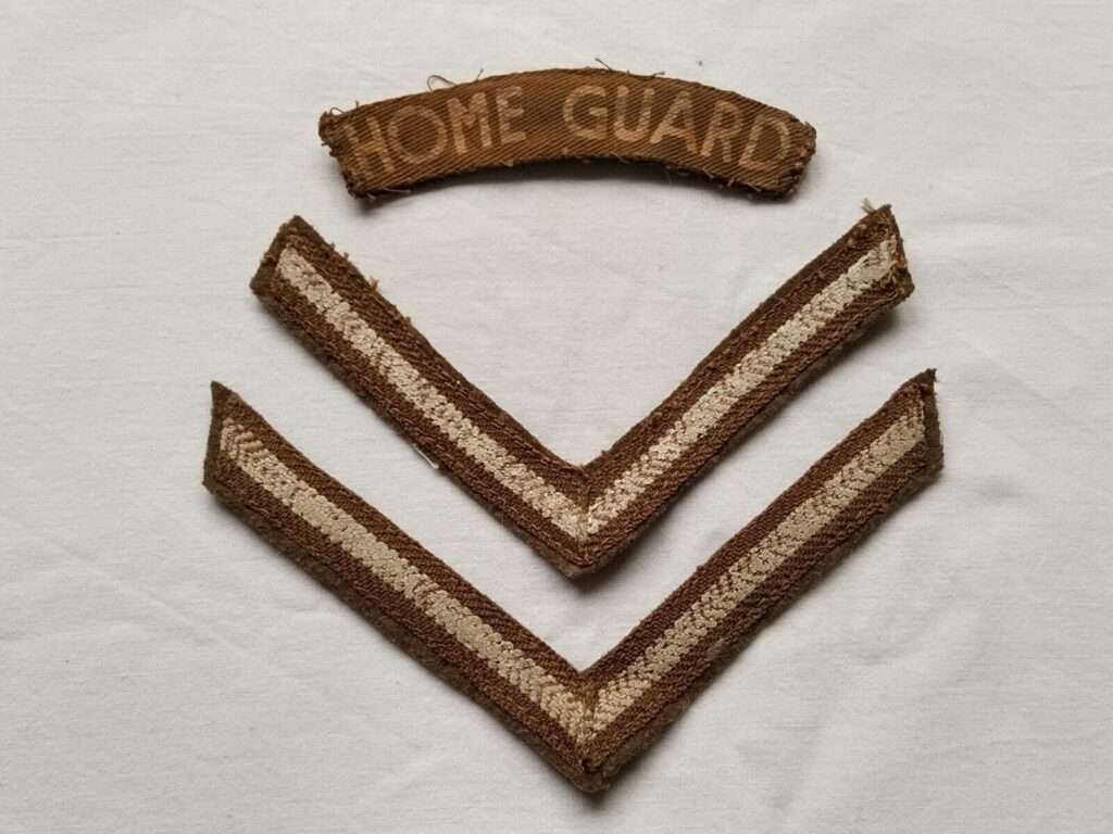 Home Guard shoulder badges for sale