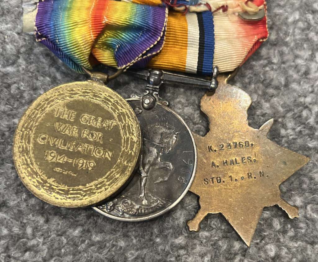 WW1 British medal group for sale