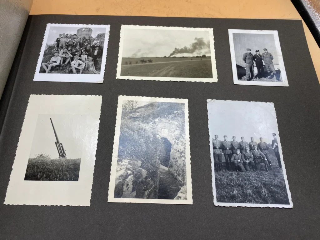 WW2 German Coastal Artillery Photo Album phorographs
