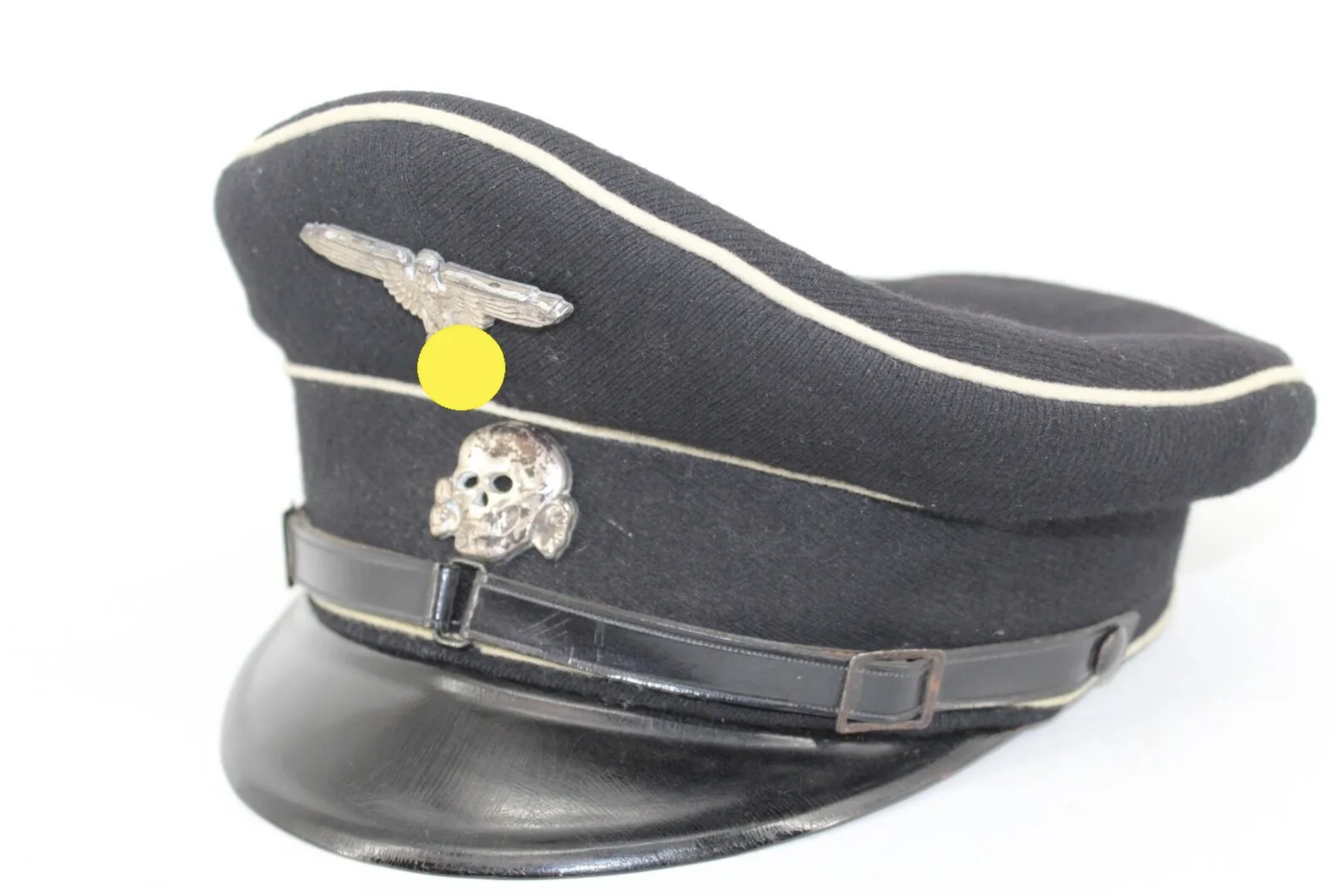 Allgemeine SS Black Peaked Cap for Sale