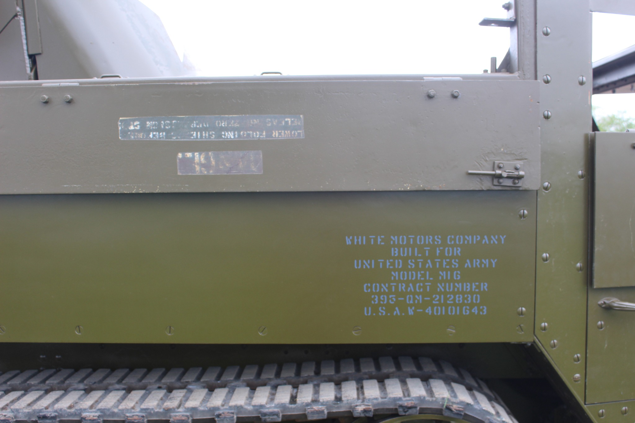 US army White Half-Track M16 for sale