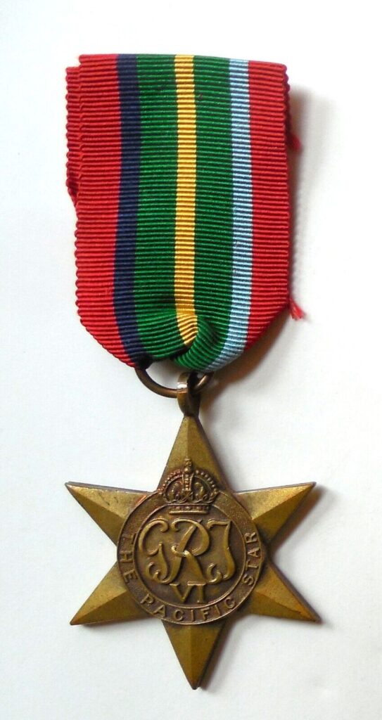 ww2 pacific star medal