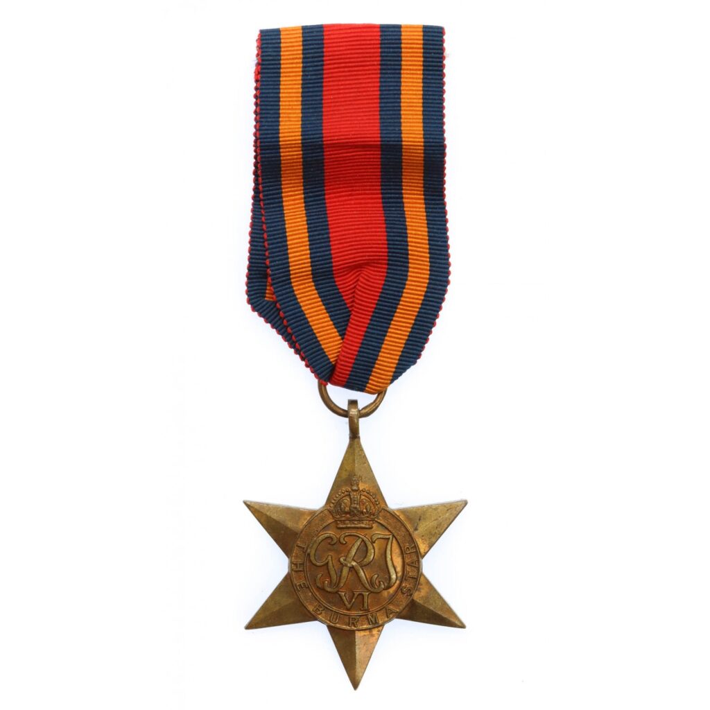 The Burma Star ww2 medal
